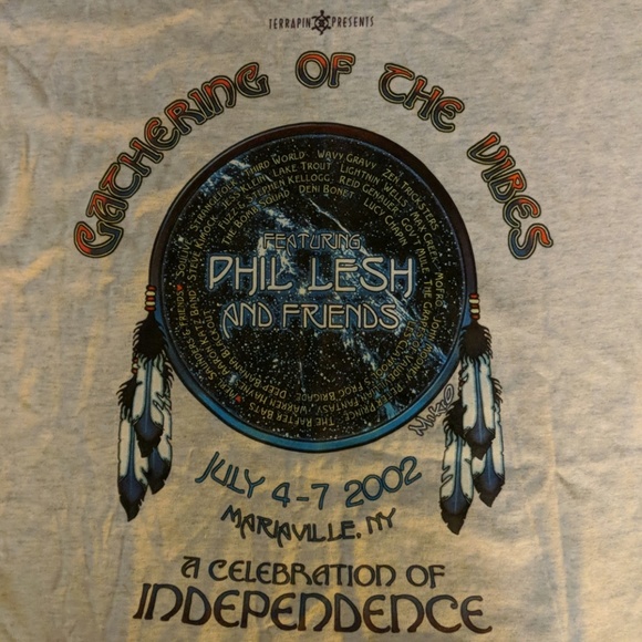 Vintage Gathering of the vibes 2002 concert t shirt - Picture 3 of 4